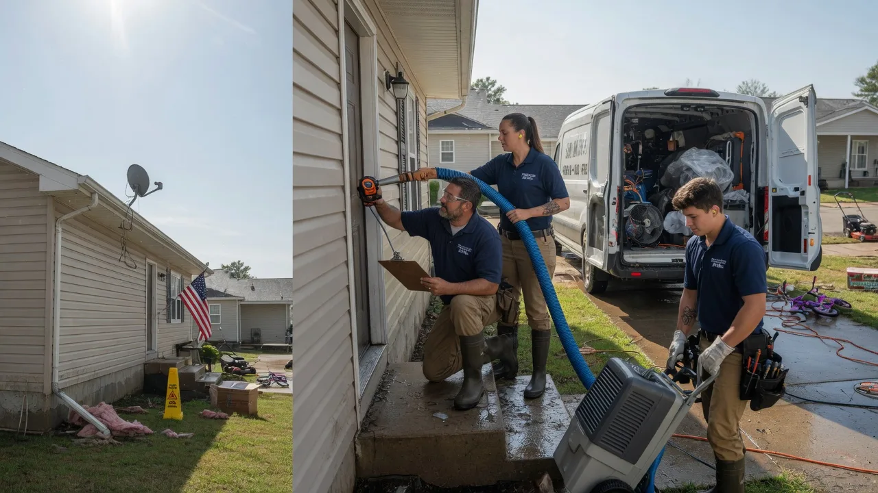 Ceiling Water Damage Restoration in Scroggins, TX near me